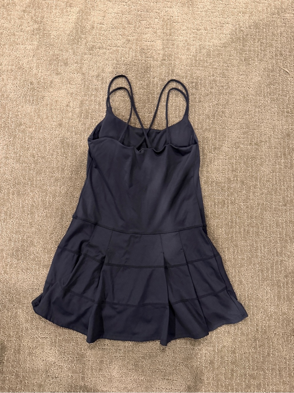 Altar'd State black strappy fit-and-flare tennis dress